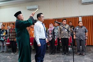 Ketua Komisi C DPRD Pemalang Hadiri Pelantikan Dirut Perumda Air Minum Tirta Mulia Masa Bakti 2026–2031