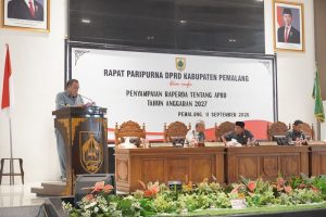 DPRD Kabupaten Pemalang Gelar Rapat Paripurna Penyampaian Raperda APBD Tahun Anggaran 2027